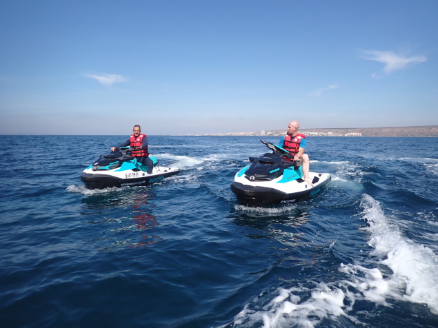 Excursion 1 hora moto de agua Torrevieja